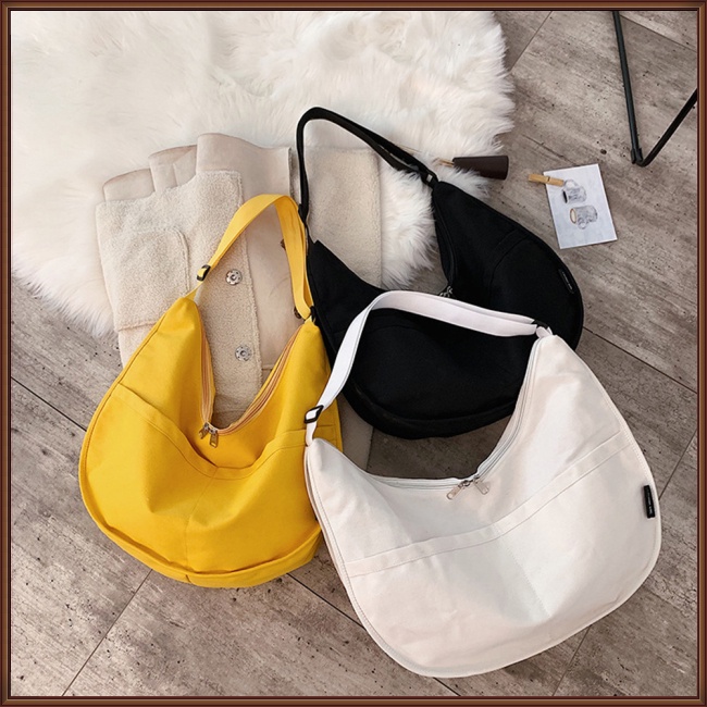 Túi Đeo Chéo Vai Bằng Vải Thời Trang Sành Điệu Dễ Thương Cho Nữ