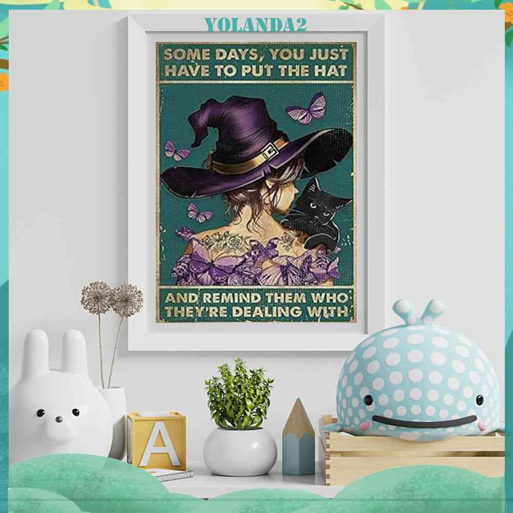 Tranh Đính Đá Kim Cương Toàn Diện DIY Hình Chủ Đề Halloween