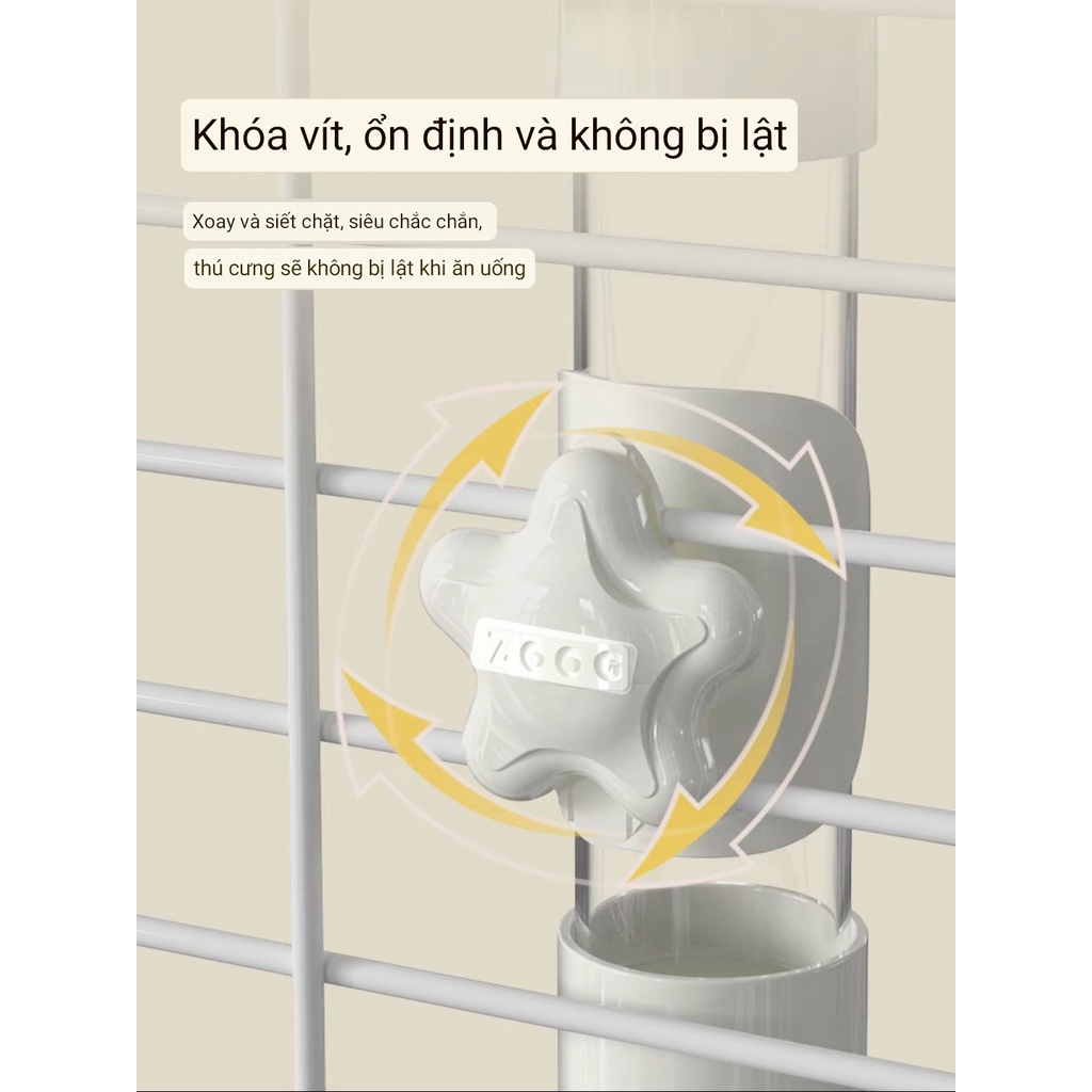 Bình Nước Cho Vẹt Bình Nước Cho Sóc Cảnh Bình Nước Cho Chuột Hamster Bình Nước Tự Động Cho Thỏ Vòi Uống Tự Động Cho Thỏ