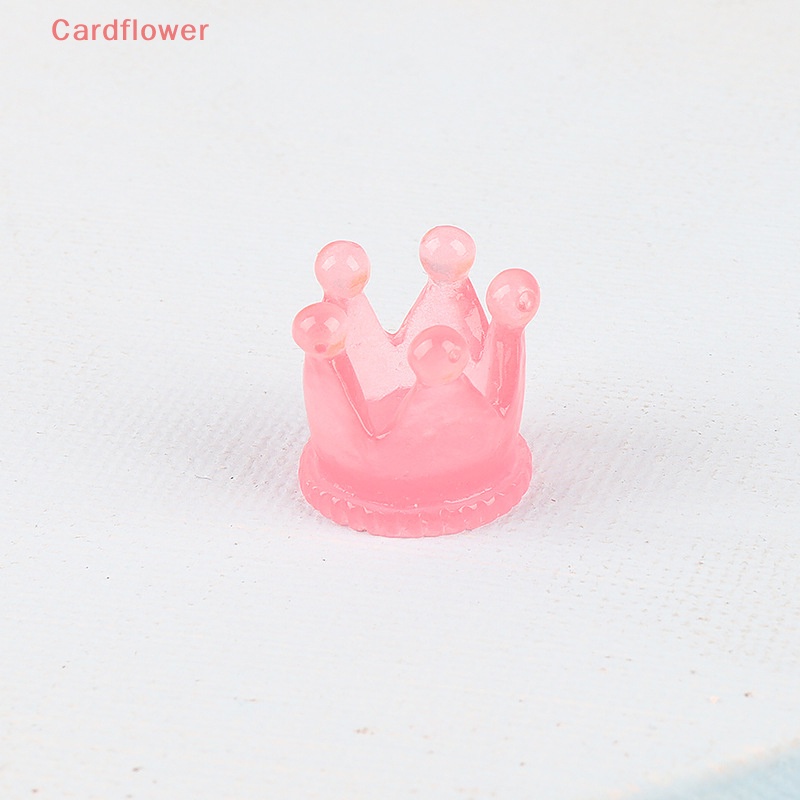 &lt; Cardflower &gt; Vương Miện Nhỏ Phát Sáng Trang Trí Phong Cảnh Sáng Tạo DIY Mới