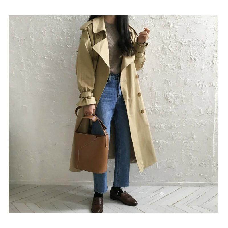 Túi Đeo Vai Có Khóa Họa Tiết Khảm Đá Kiểu Retro