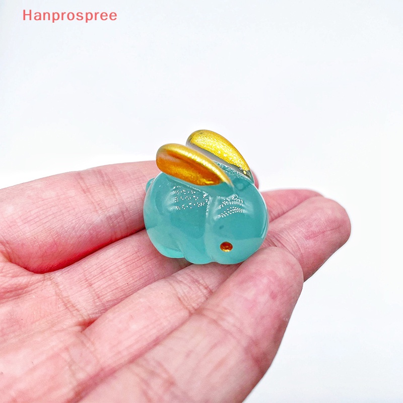 1 Mô Hình Thỏ Nhựa Phát Quang Trang Trí Sân Vườn