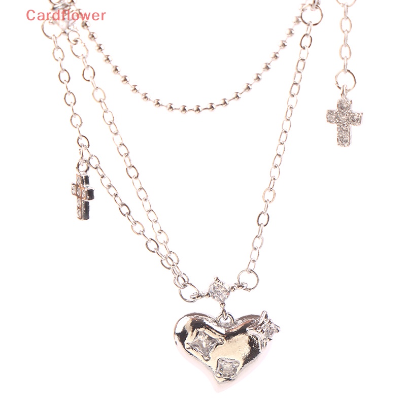 Vòng cổ Mặt Chữ Thập Đính Đá Zircon Thời Trang Cho Nữ Mới