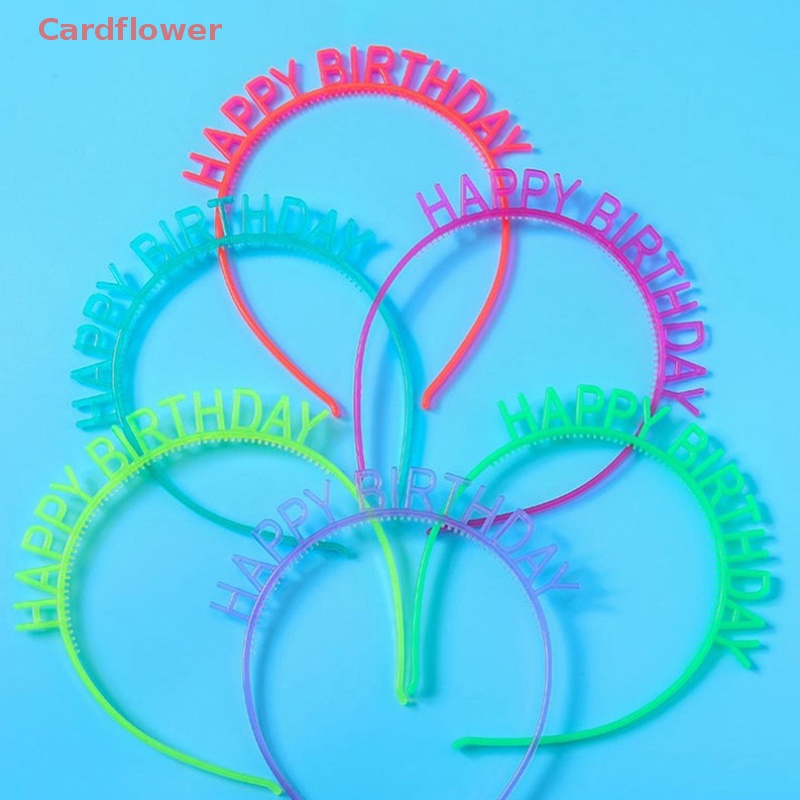 < Cardflower > Cài Tóc Nhựa Màu Vàng / Bạc in Chữ Phát Sáng Trong Bóng Tối Cho Bé