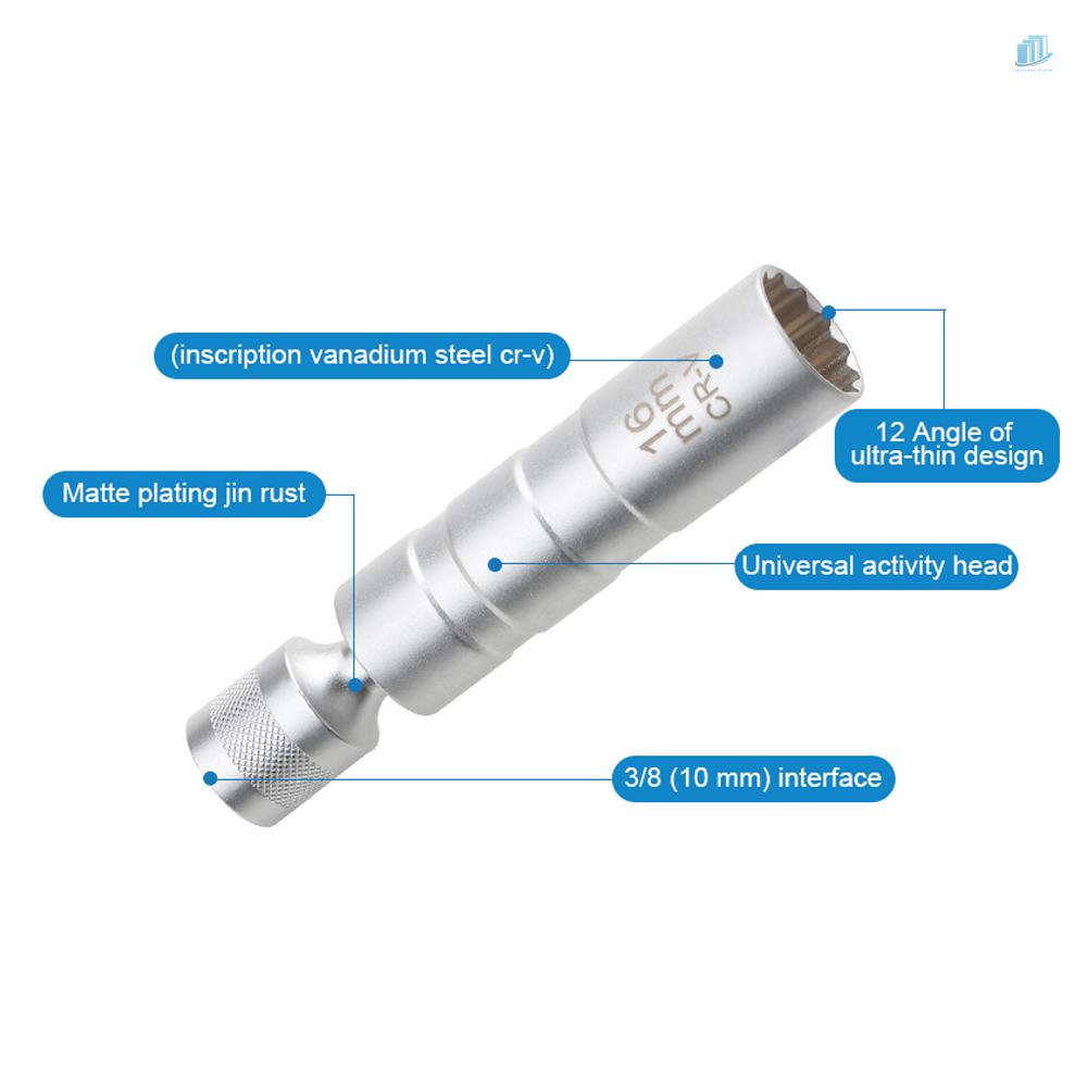 Dụng Cụ Tháo Gỡ Đồng Hồ Thông Minhwatchinone 3 / 8 Inch 12 Góc Bằng Thép Crom Vanadium Thông Dụng Sửa Chữa Xe Hơi