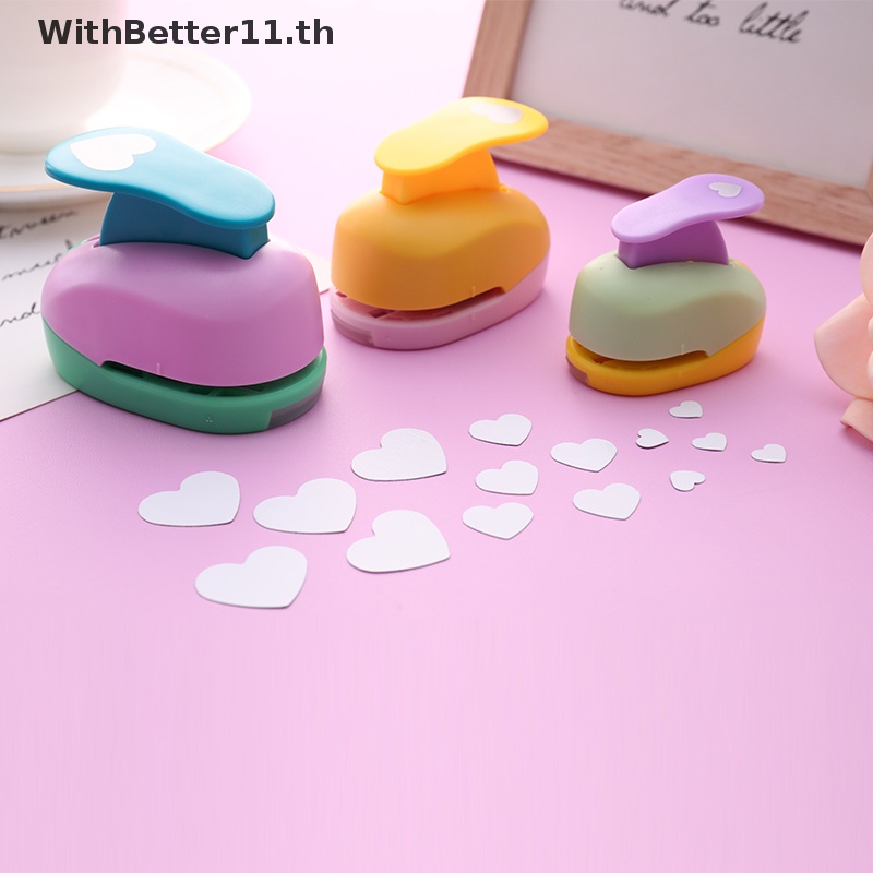 Better Heart Hole Punch DIY Dập nổi Máy dập nổi trẻ em Giấy thủ công.