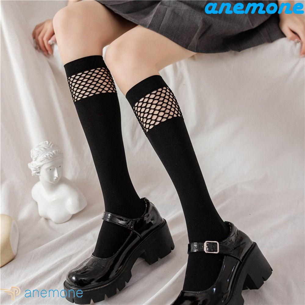Vớ Lưới Nylon Co Giãn Trong Suốt Phong Cách Lolita Hàn Quốc Thời Trang Cho Nữ