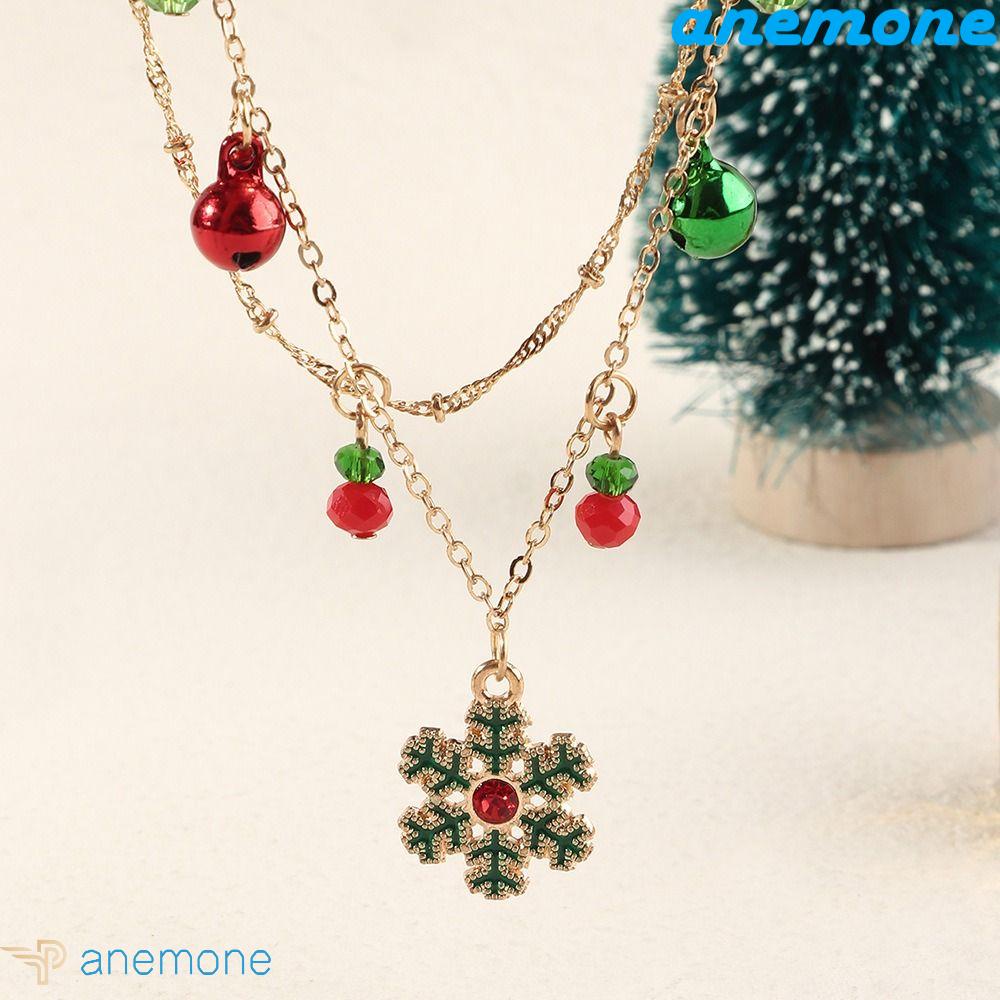 Vòng cổ Hợp Kim Mặt Hình Cây Thông Giáng Sinh Thời Trang Cho Nữ