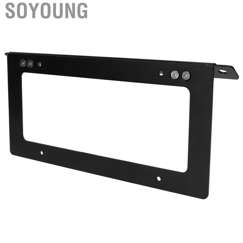 Soyoung License  Holder  Black License  Fixing Frame Deformation Resistant High Strength  for Car