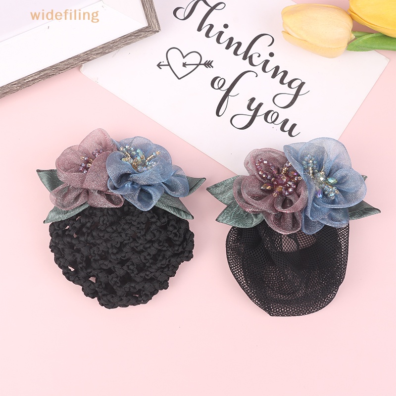 Kẹp Tóc Lưới Xoăn Phong Cách Hàn Quốc Thanh Lịch Cho Y Tá / Ngân Hàng / Khách Sạn