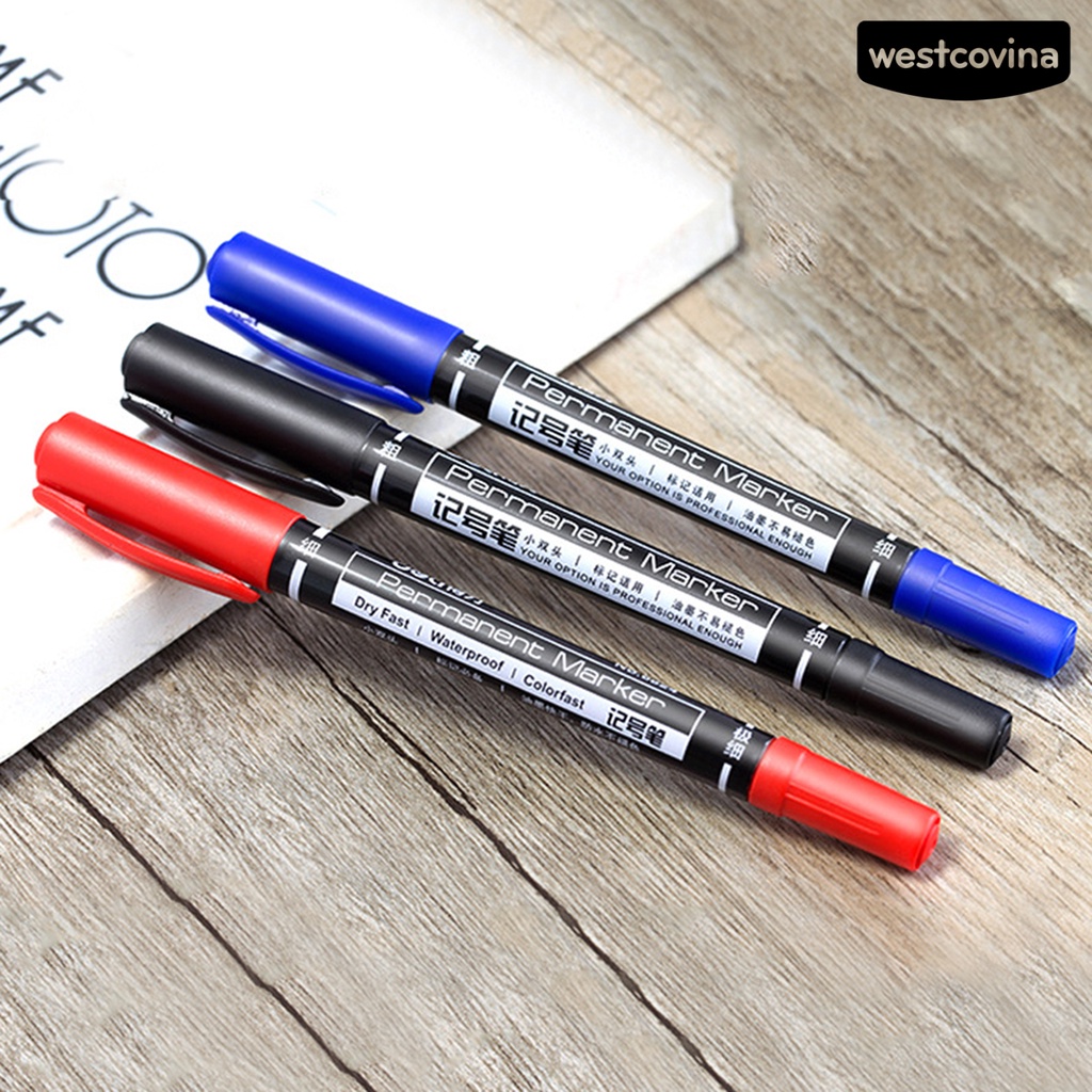 [COD]♪Bút Đánh Dấu Hai Đầu 0.5 / 1mm Dành Cho Văn Phòng