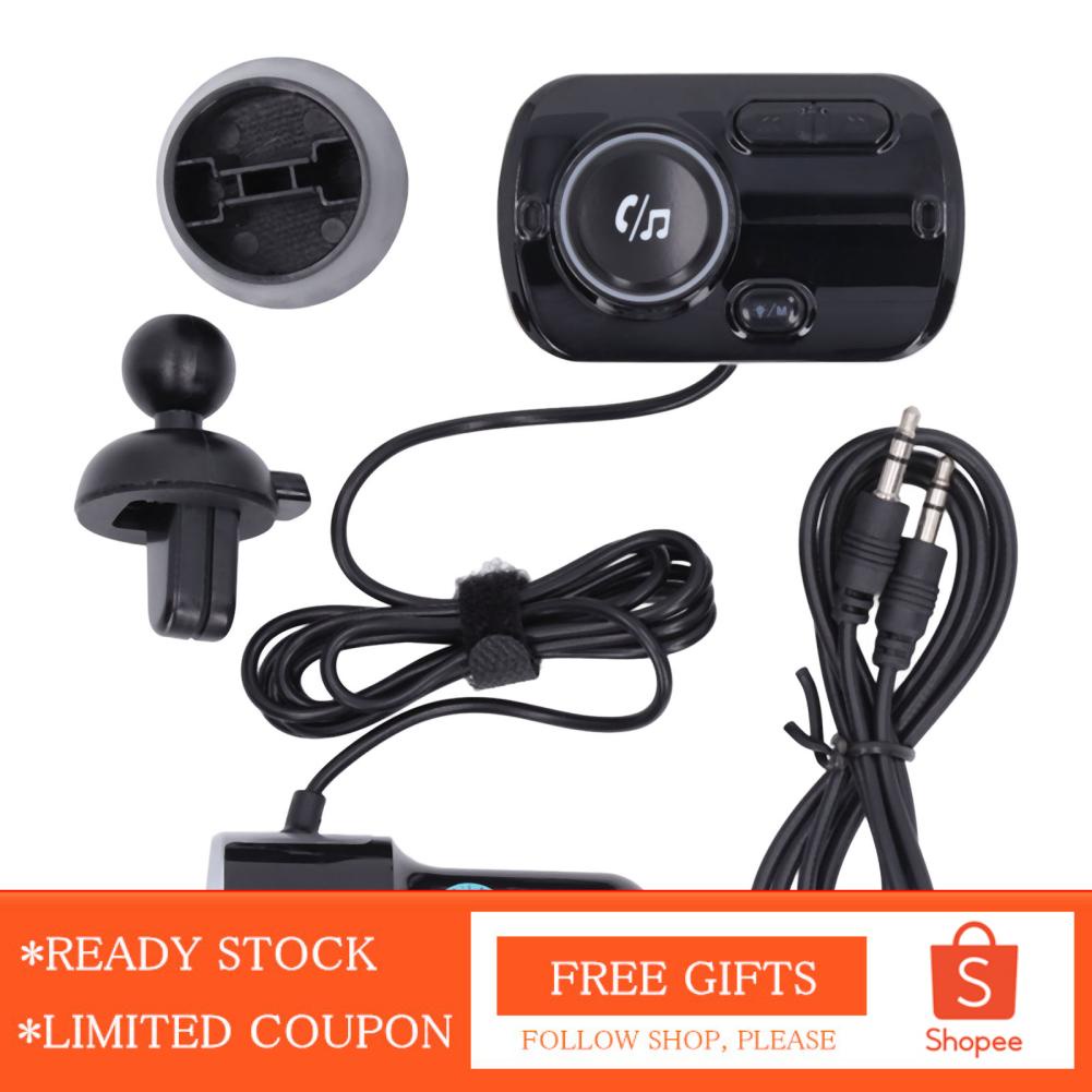 Alwaysonline Car BT  Transmitter Hands Free Calling QC3.0 Fast Charging Cars Adapter