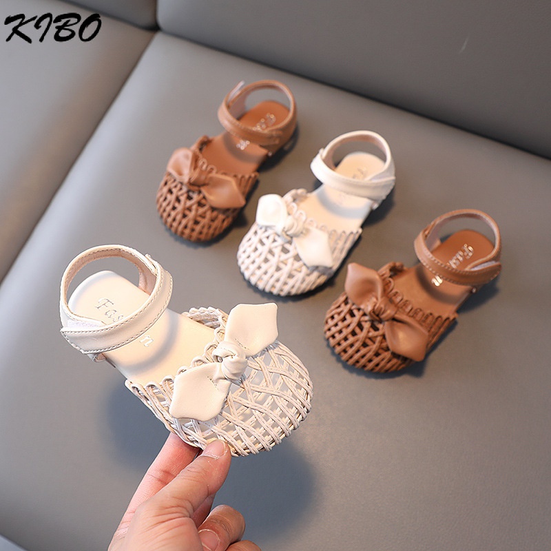 Giày Sandal Đế Mềm Phong Cách Hàn Quốc Thời Trang Đi Biển Mùa Hè Cho Bé Gái