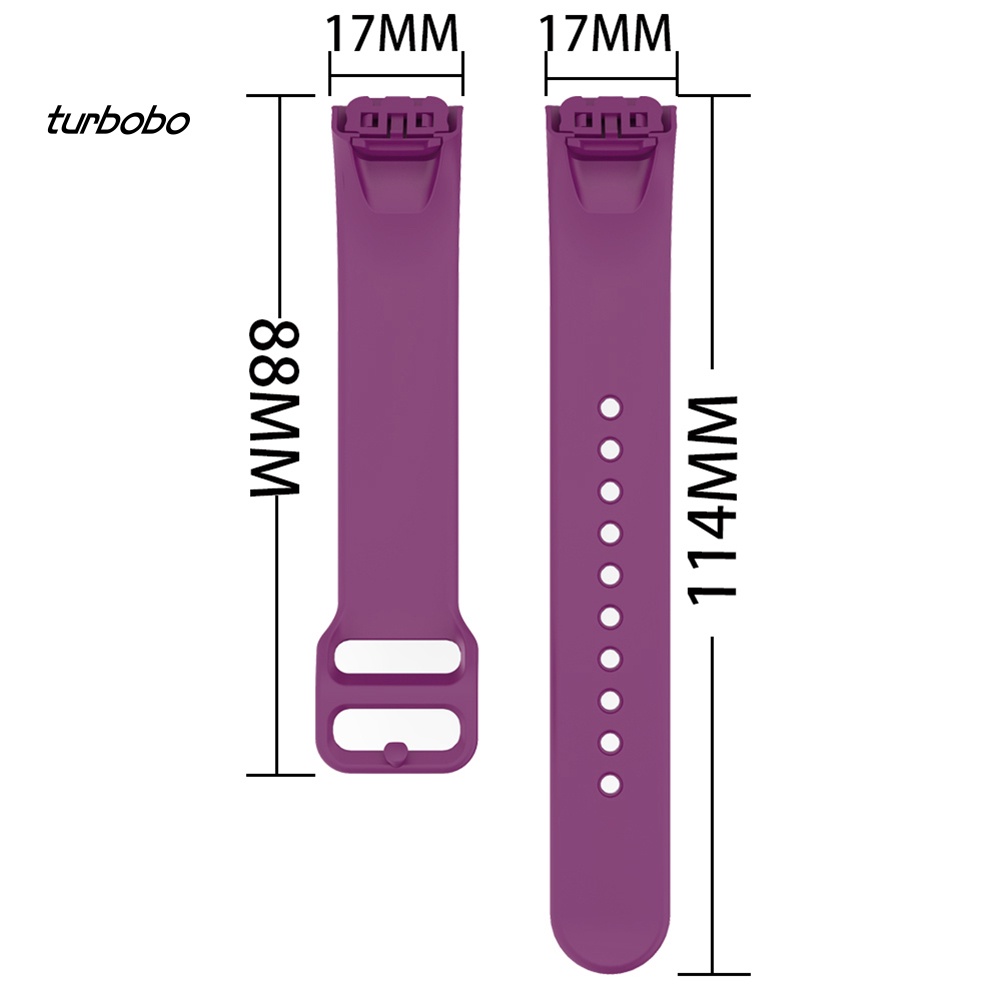 Dây Đeo Thay Thế Chất Liệu TPU Màu Trơn Cho Samsung Galaxy Fit SM-R370