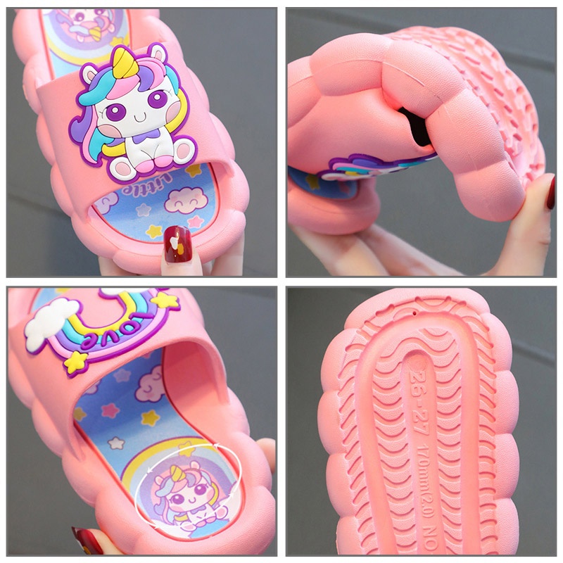 Xăng Đan Đế Bệt Chống Trượt Thiết Kế Hình Hoạt Hình Dễ Thương Thoải Mái