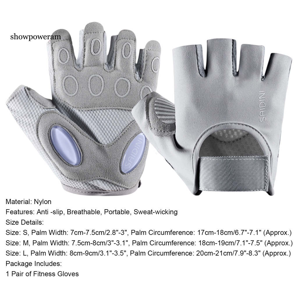 1 Đôi Găng Tay Thể Thao Thấm Hút Mồ Hôi Chống Trượt Tiện Dụng