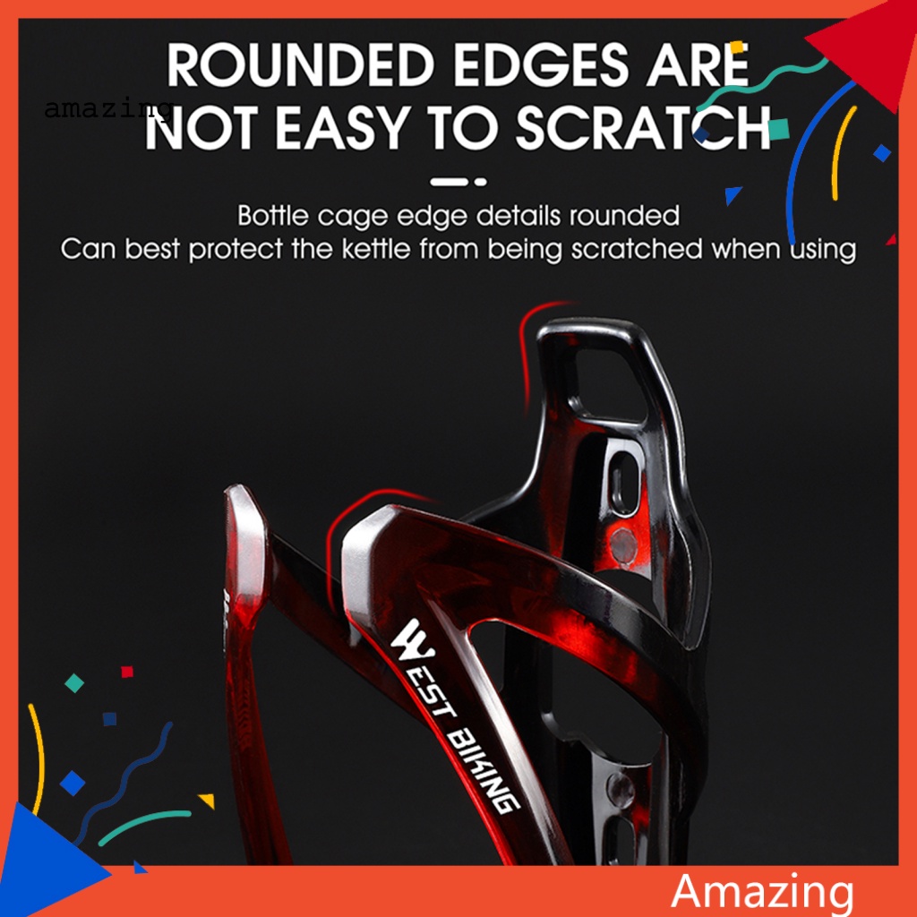 Lồng Đựng Nước Trọng Lượng Nhẹ Màu Sắc Gradient Dành Cho Xe Đạp