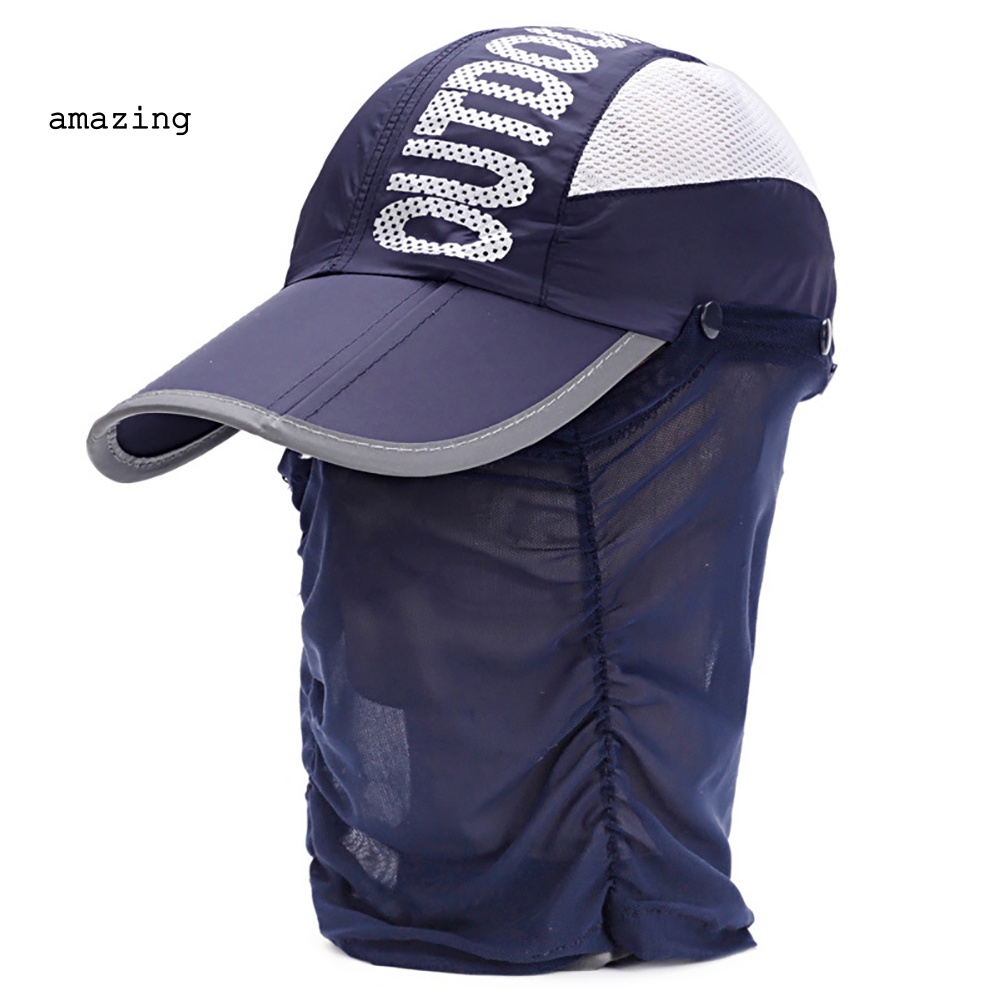 Mũ Lưỡi Trai Chống Nắng Chống Tia UV Có Thể Gấp Gọn Che Phủ Toàn Diện Thời Trang Mùa Hè