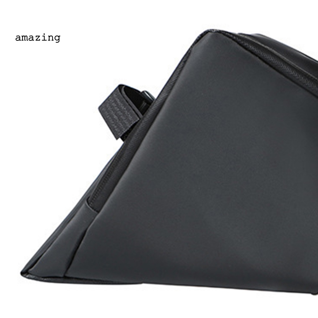 Túi Đựng Đồ Hình Tam Giác Màu Đen Gắn Khung Xe Đạp Tiện Dụng