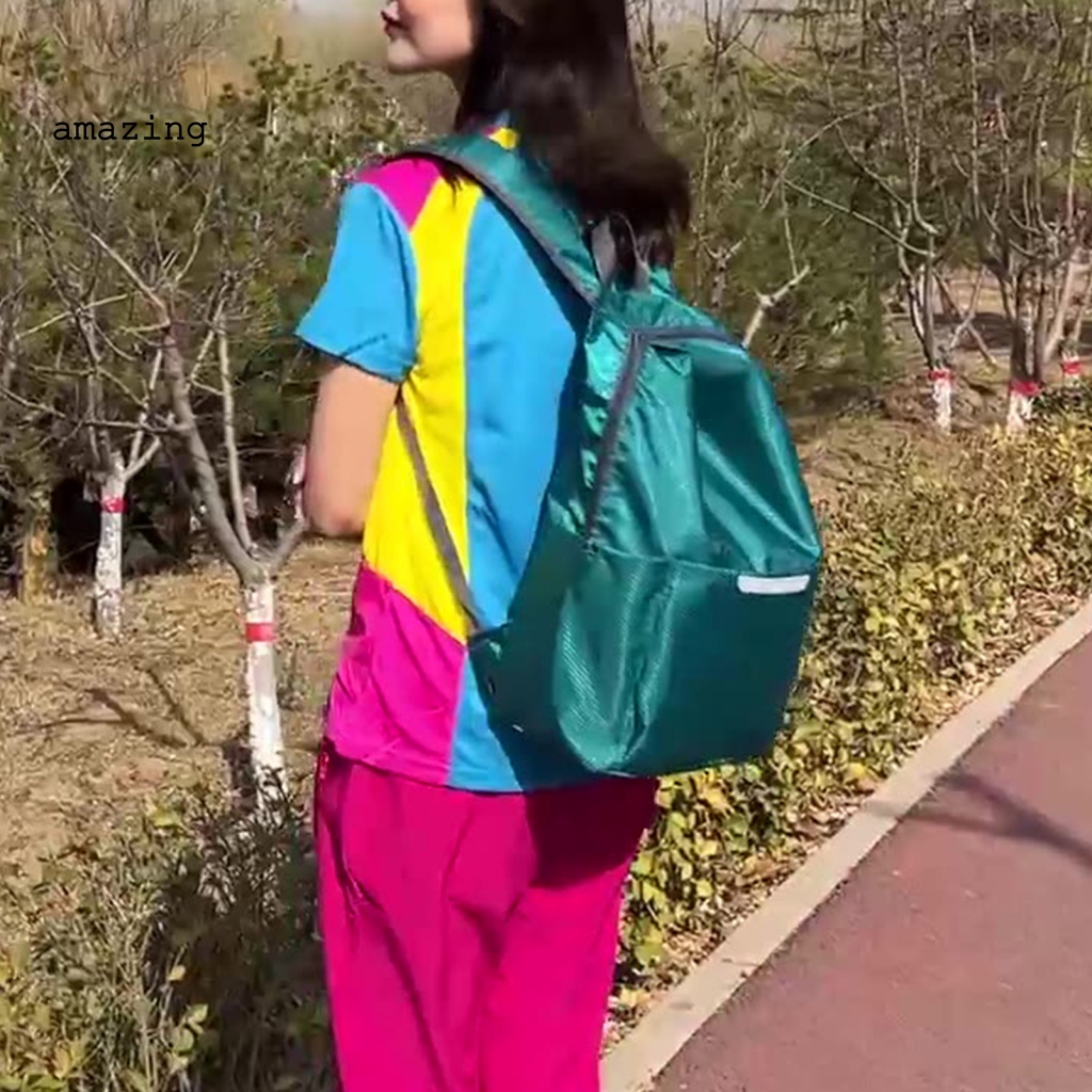 Ba Lô Leo Núi Màu Sắc Đơn Giản Trọng Lượng Nhẹ Có Khóa Kéo