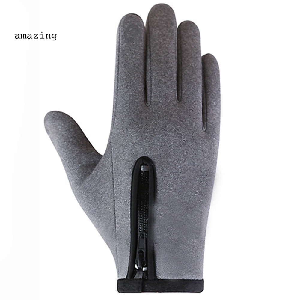 Găng Tay Chống Gió Chống Nước Dày Dặn Có Thể Chạm Màn Hình Cảm Ứng