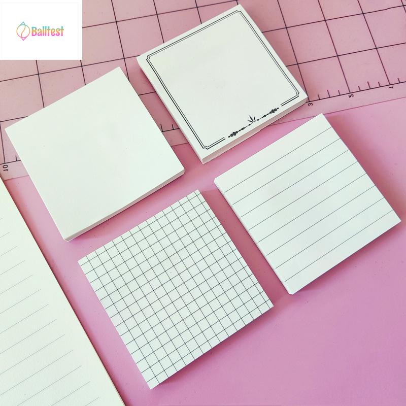💜Giấy ghi chú hình vuông, giấy note 80 trang kiểu dáng đơn giản tiện dụng