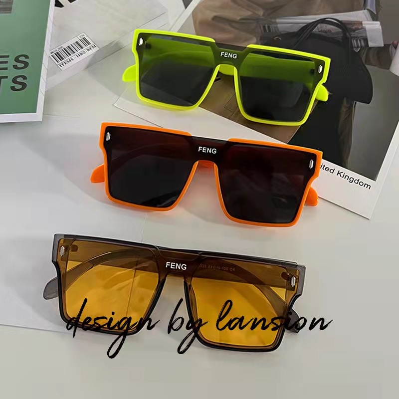 Kính Mát Chống Tia UV Gọng Lớn Phong Cách Hàn Quốc Cổ Điển Thời Trang Mùa Hè Cho Nam Và Nữ