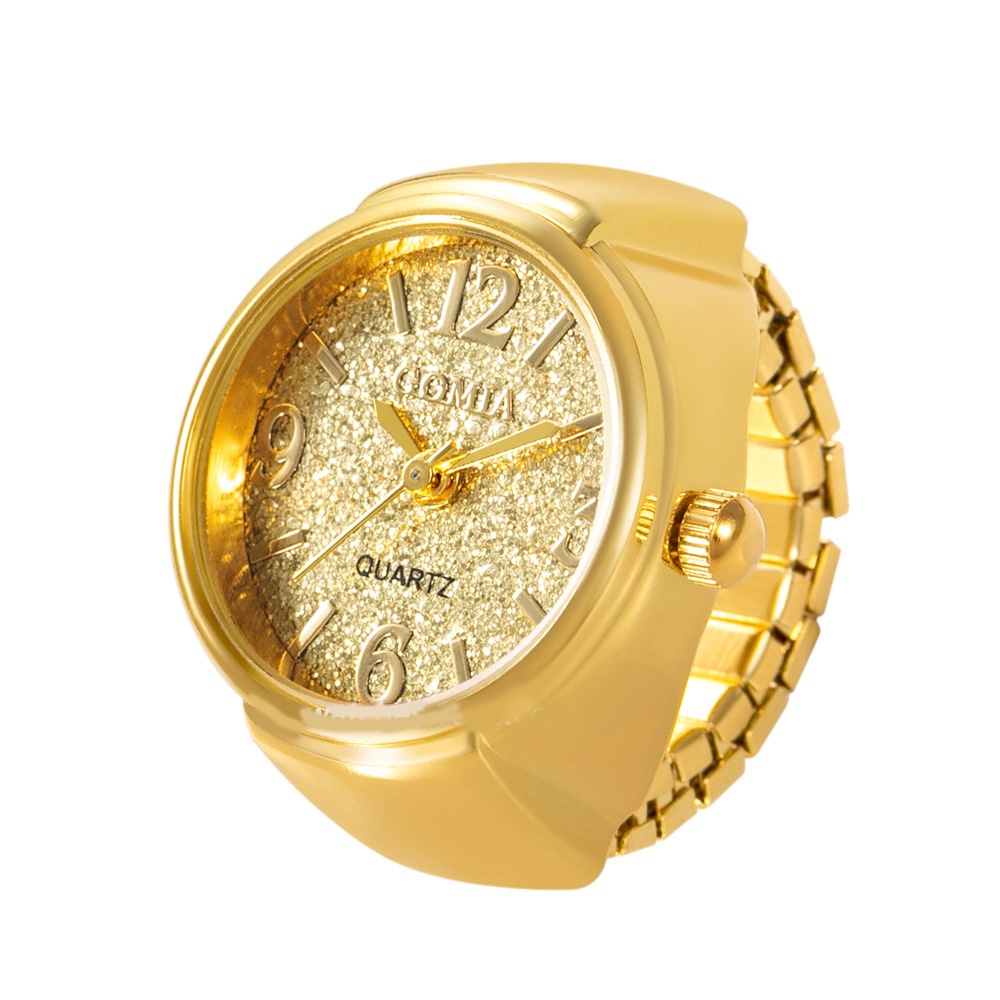 Đồng Hồ Dạng Nhẫn Đeo Tay Phong Cách Vintage Thời Trang Cho Nữ