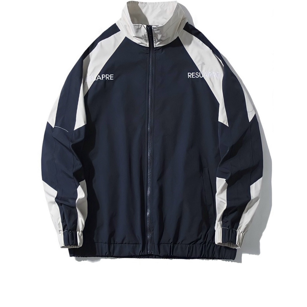 Áo Khoác Dù 2 Lớp Dày Dặn Logo Thêu RESUAPRE Form Rộng Nam Nữ Unisex Phong Cách Hàn Quốc Có Khóa Kéo Zip. XTA