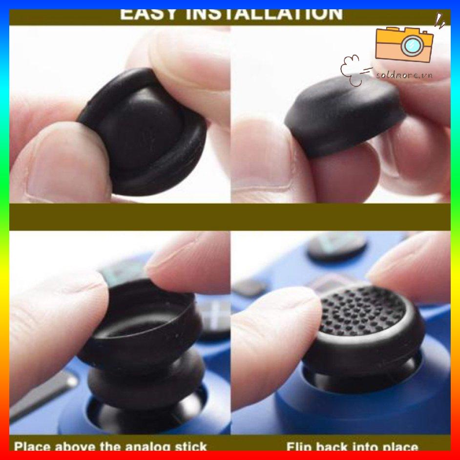 Nắp đậy ngón tay cái cho Playstation Silicone Analog Thumbstick Grips Cover