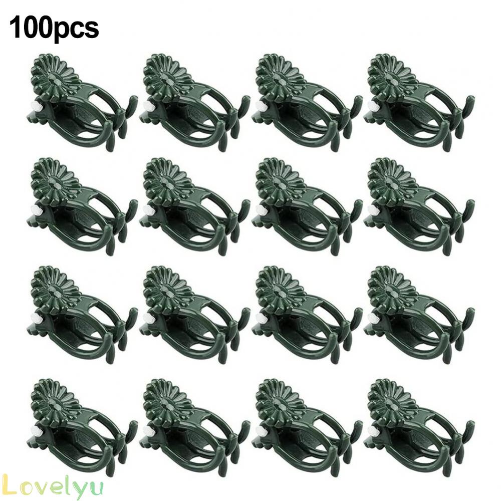 ⭐2023 ⭐100pcs Orchid Clips Plant Support Stem Clamps Garden Flower Vine Plant Support
