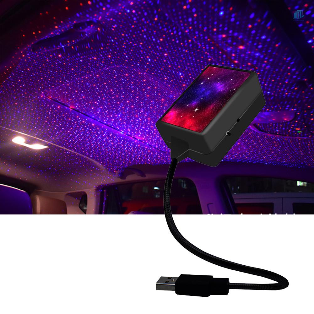 Đèn Ngủ USB Ánh Sáng Ban Đêm 3 Chế Độ Cho Xe Hơi