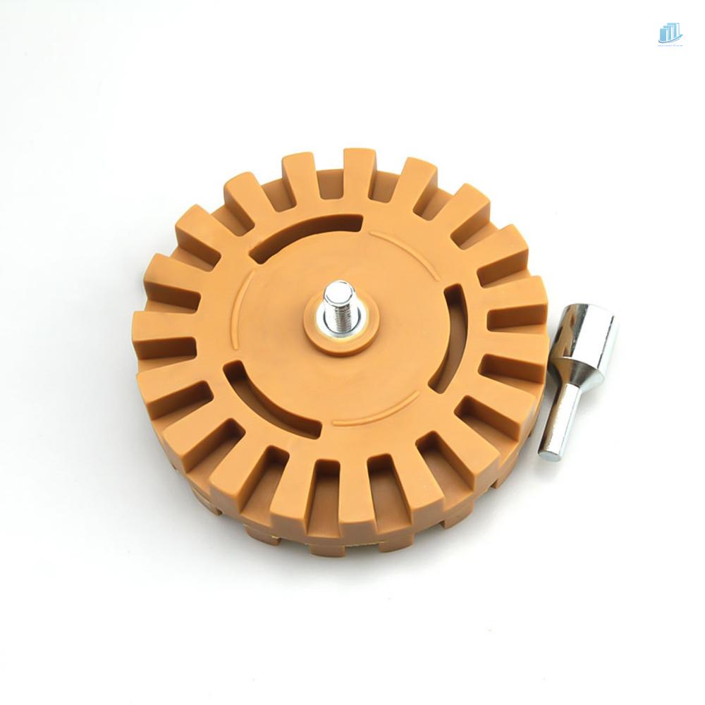 Bánh Xe Cao Su Khí Nén 4 inch Loại Bỏ Miếng Dán Decal Loại Bỏ Vết Bẩn Trang Trí Xe Hơi