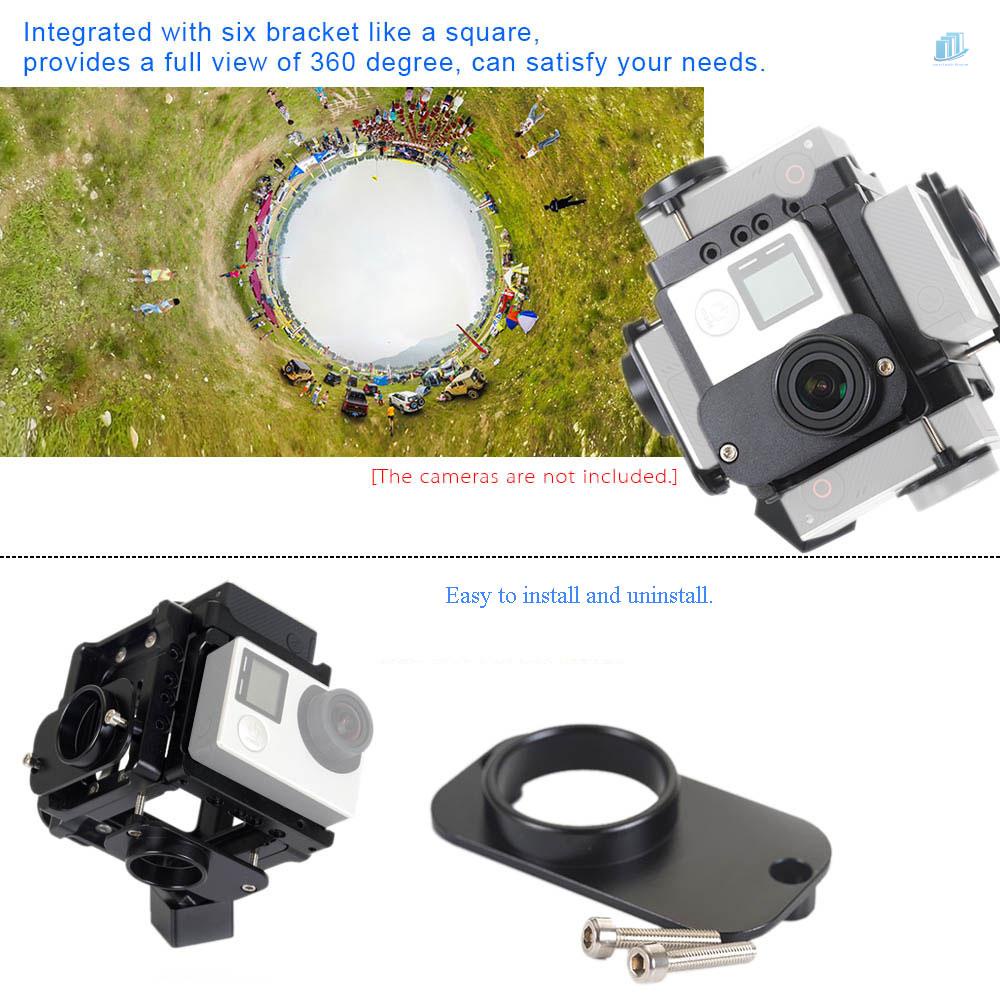 ANDOER Khung Vuông Đỡ Kính Thực Tế Ảo 360 / 720 Độ VR Cho Thiết Bị Điều Khiển Từ Xa FPV Panorama Panoramic Imaging 3 / 3 + / 4 Action Came