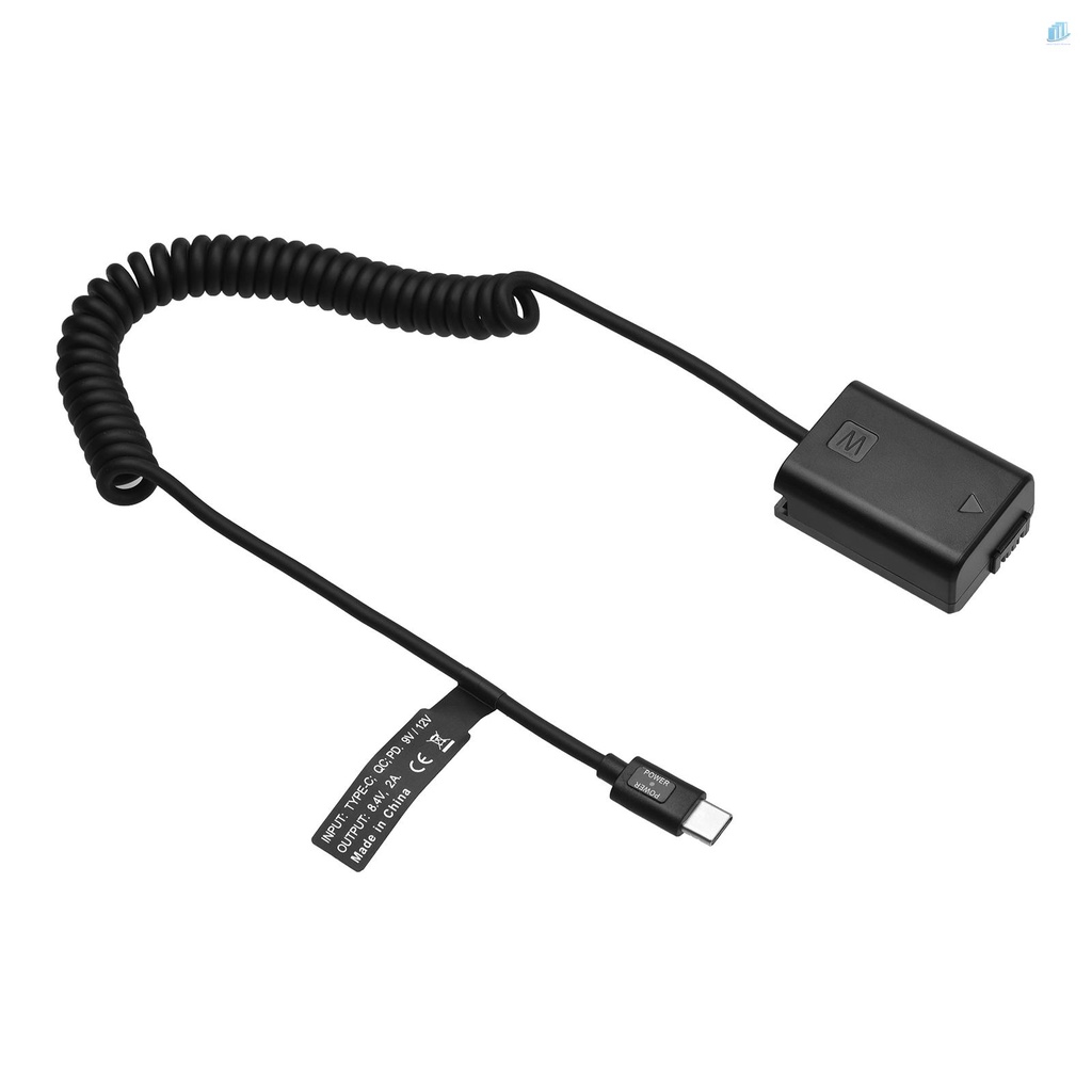 Đầu Nối Pin Andoer Type-C NP-FW50 20W PD Chuyên Dụng Cho Pin A7S2 A7S A7 II R Iii A7M2 A6000 A6300 A6500 A7000