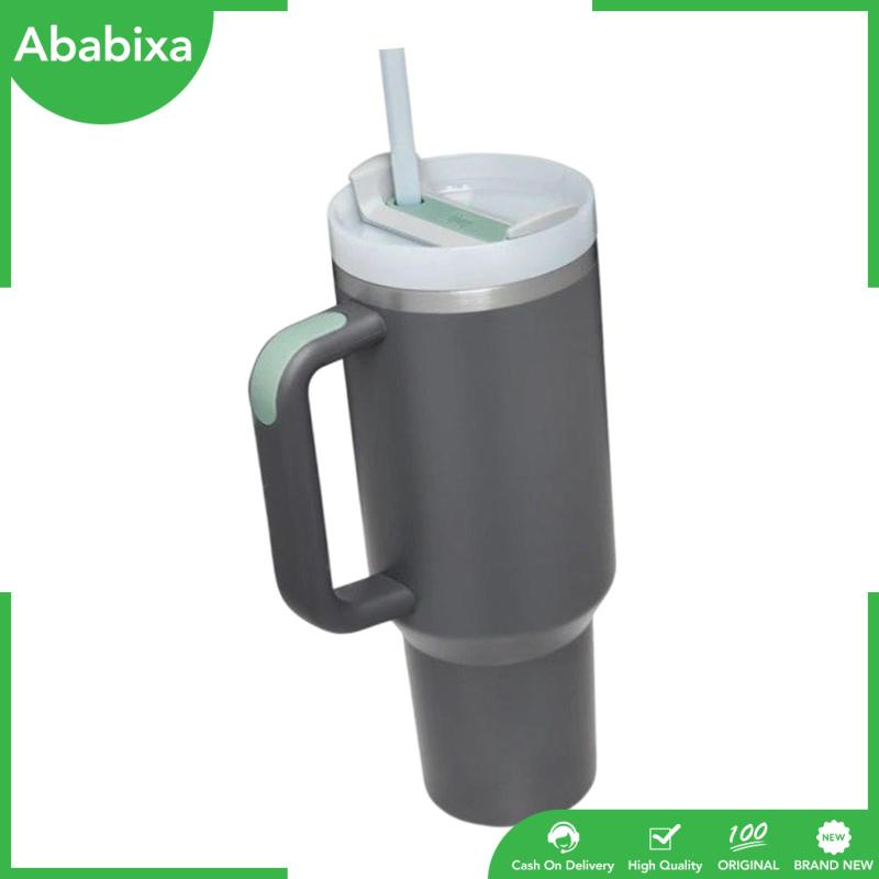 Cốc Uống Cà Phê Nóng Lạnh 40oz Bằng Inox Có Tay Cầm Tiện Dụng Mang Theo Du Lịch Cho Nam Và Nữ