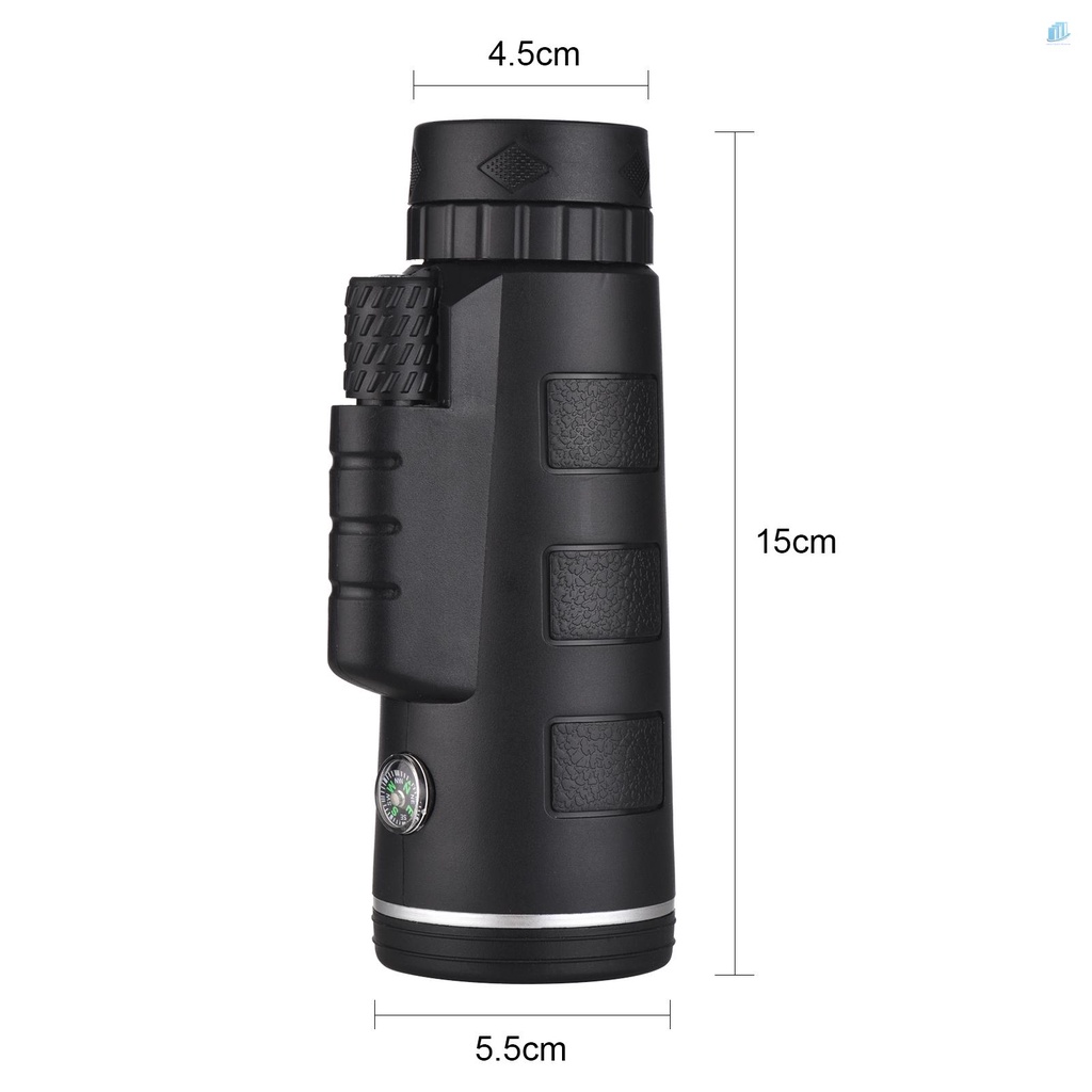 Kính Thiên Văn Mini 40X60 40X60 Công Suất Cao Với Lỗ Vít 1 / 4 Inch Làm Sạch Ống Kính Điện Thoại Di Động Cho Du Lịch