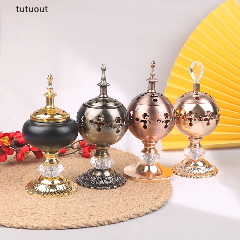 Đế Đốt Trầm Hương Mini Bằng Kim Loại Hình Nón Dùng Trang Trí Phòng Tập Yoga