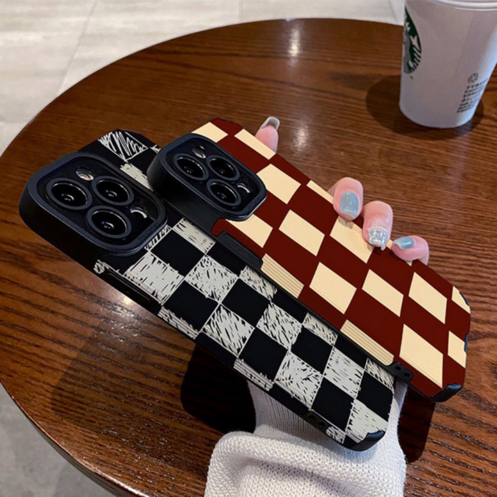 Ốp Điện Thoại TPU Chống Rơi Họa Tiết Kẻ Sọc Đơn Giản Cho IPhone 11 14 13 12 Pro Max X XR 8 7 Plus SE