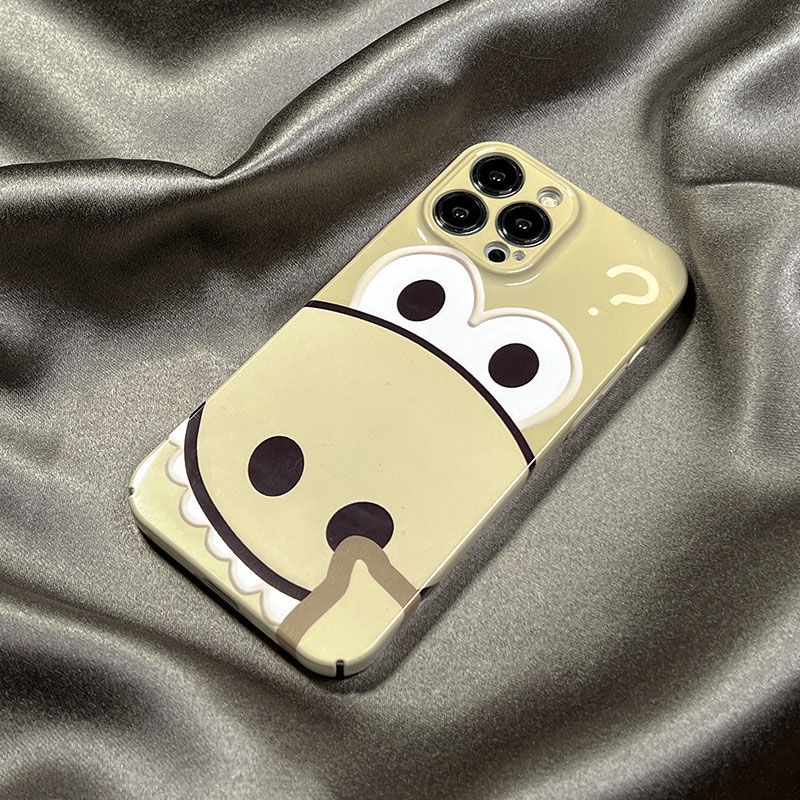 Ốp Điện Thoại Cứng Hình Cá Sấu Cho minipro11 iphone13pro 12 iPhone 14 D1MZ