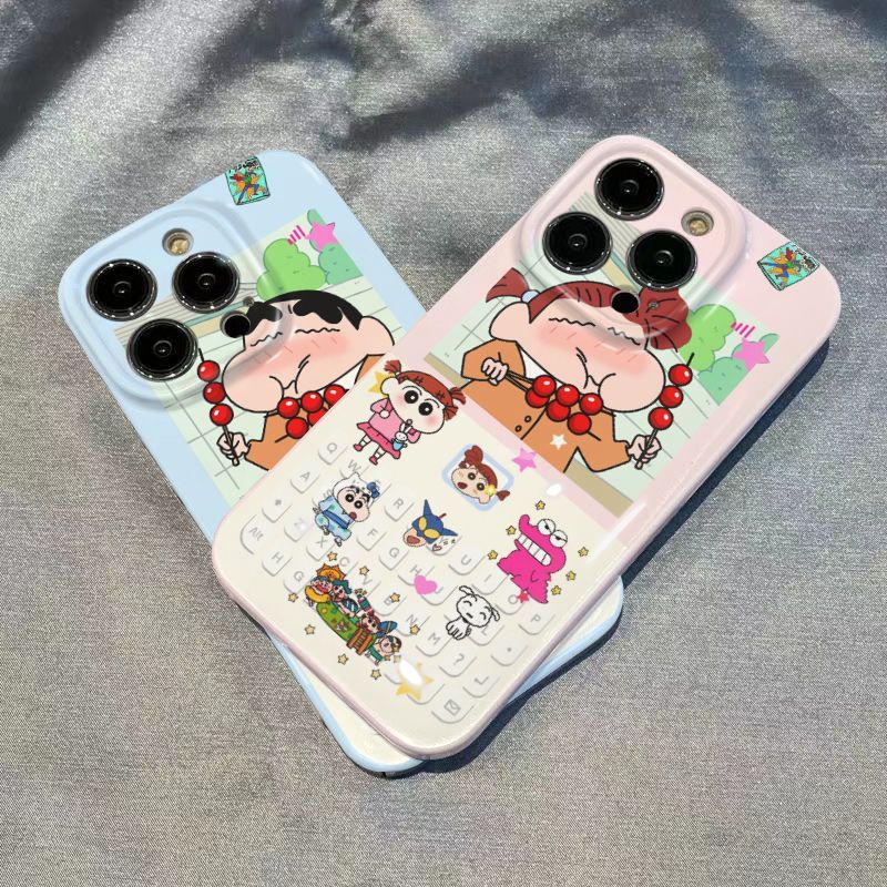 Ốp Lưng Bé Shin Ngộ Nghĩnh Nhiều Mẫu Mã Cho Điện Thoại Apple 12max 14Pro Iphone138P xsmax / 11 P6F1