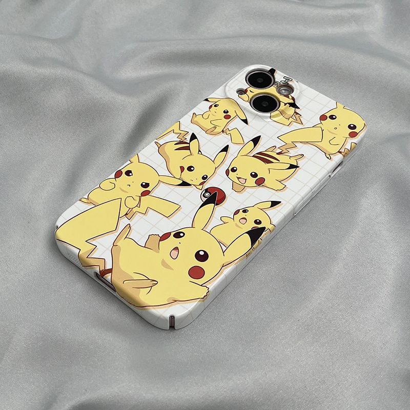Ốp Điện Thoại Cứng In Hình Pikachu Bảo Vệ Toàn Diện Cho Apple Iphone 1311 1414 XS 80V3