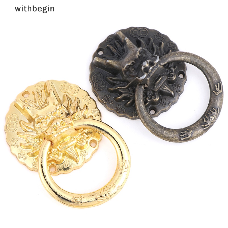 Set 10 Tay Nắm Cửa Tủ Hình Đầu Rồng Phong Cách Vintage