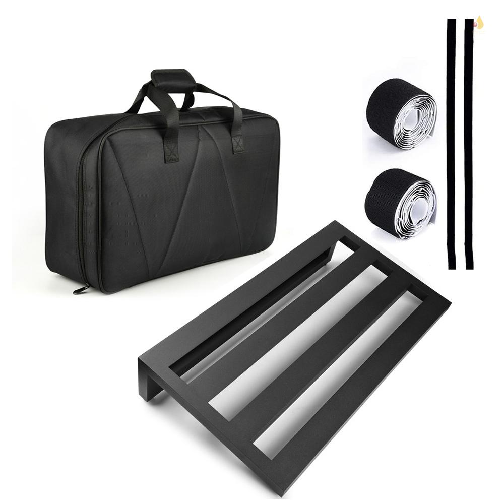 Bàn Đạp Hiệu Ứng Đàn Guitar Bằng Hợp Kim Nhôm Kích Thước Lớn 19.7X11 Inch Kèm Túi Đựng Tiện Lợi