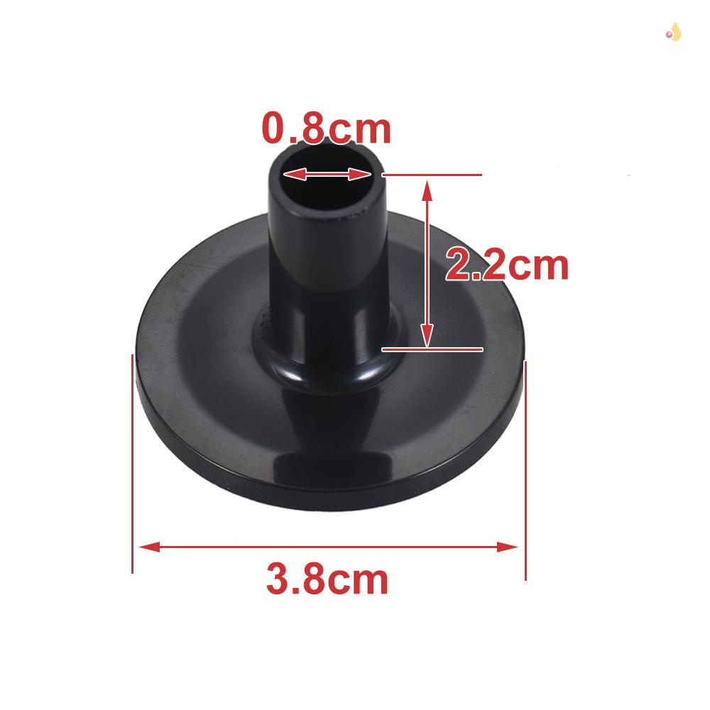 Bộ 10 Giá Đỡ Trống Cymbal Bằng Nhựa Màu Đen Thay Thế Tiện Dụng