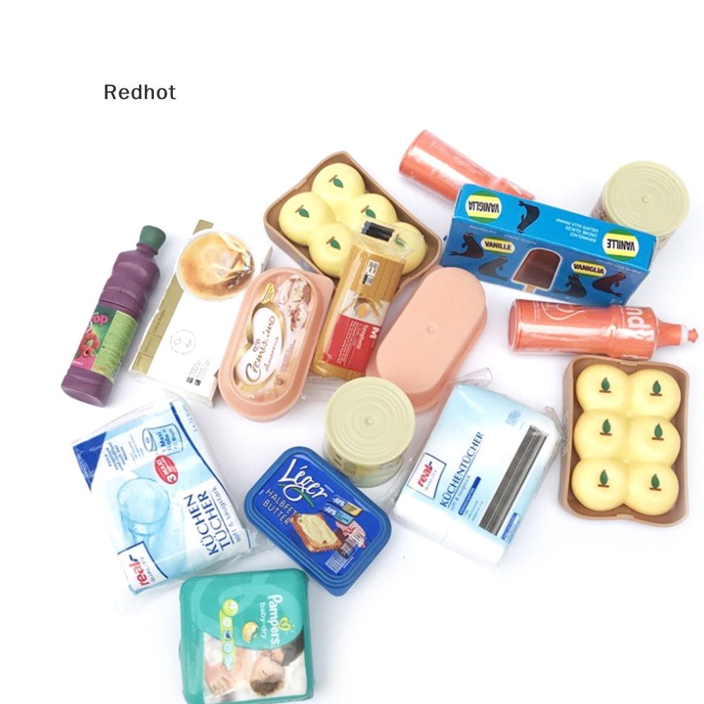 &lt; Redhot &gt; Mô Hình Đồ Chơi Siêu Thị Mini Tỉ Lệ 1: 6 Cho Nhà Búp Bê