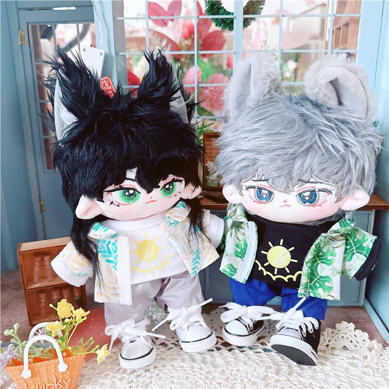 Búp Bê Nhồi Bông Cotton 20cm Xinh Xắn