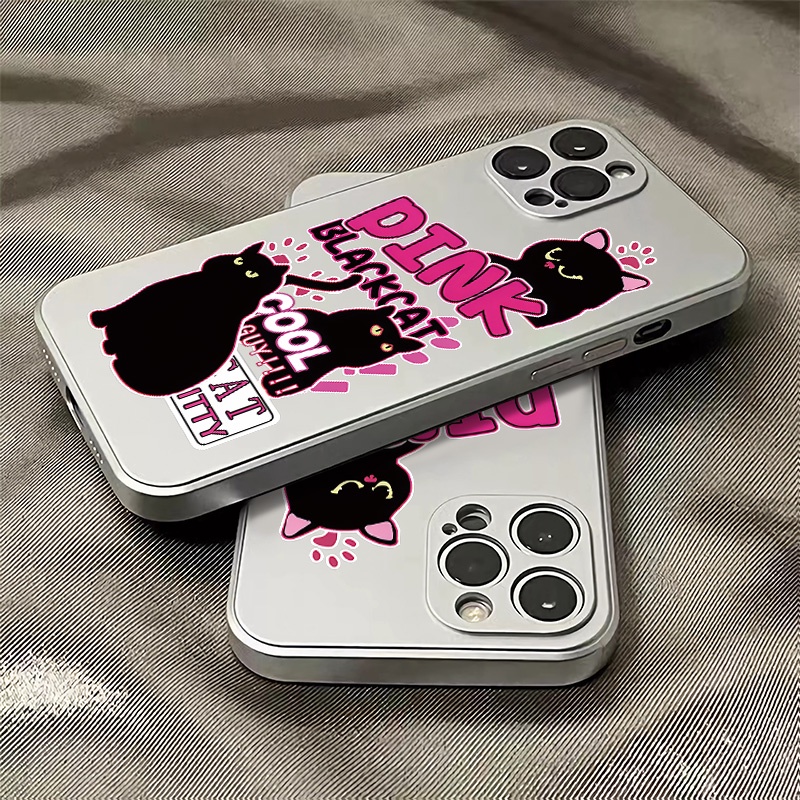 Ốp Điện Thoại Silicon TPU Mềm Mạ Điện Dễ Thương Chống Sốc Cho IPhone 11 14 13 12 Pro XS Max XR X 8 7 6S Plus