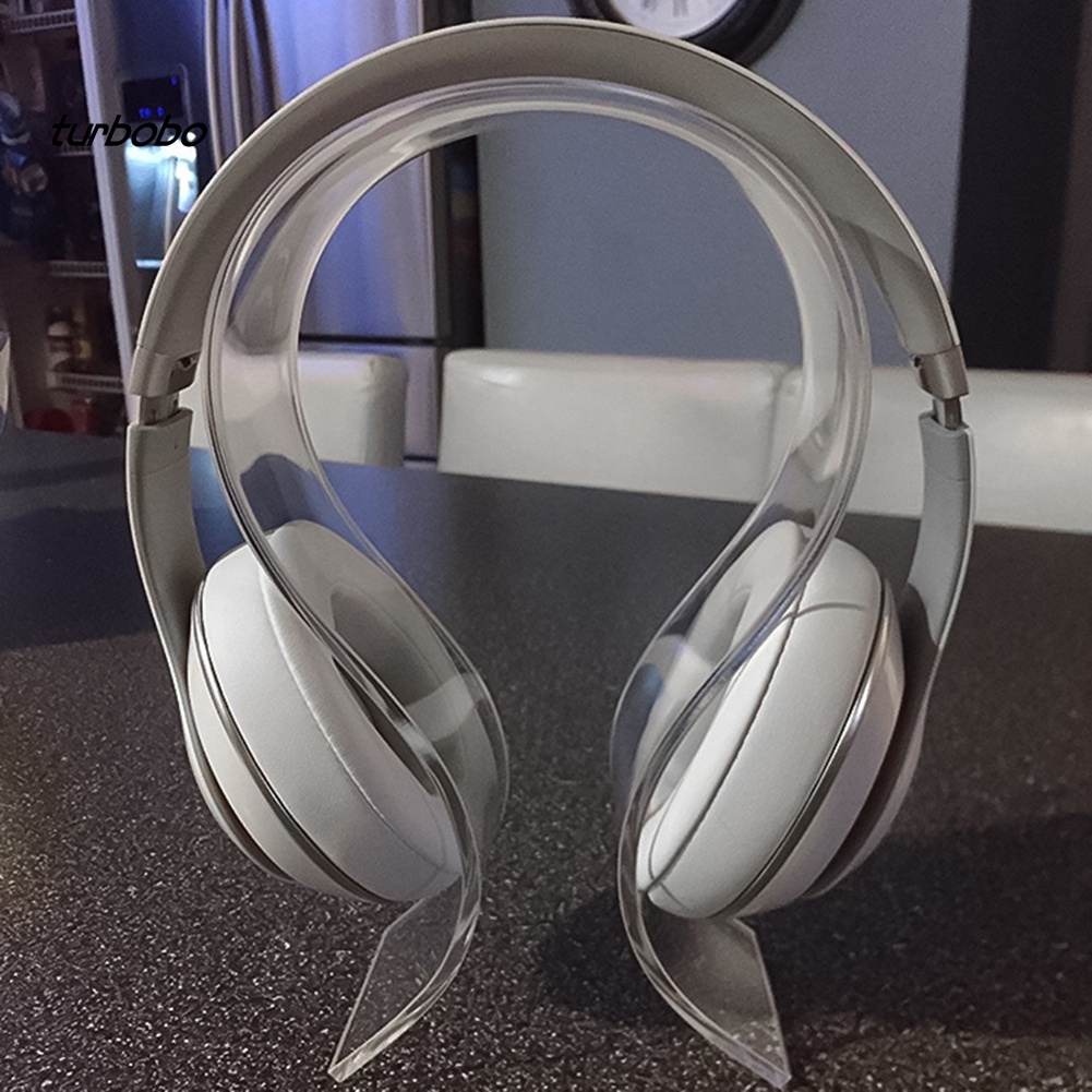 Giá Đỡ Tai Nghe Đứng Bằng Acrylic Hình Cong Thông Dụng