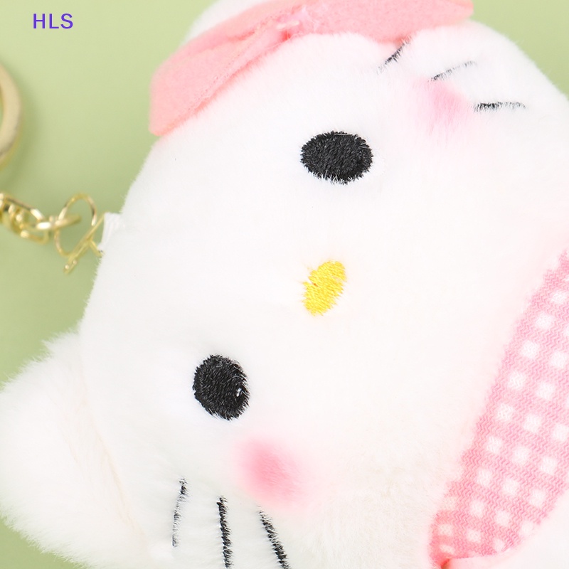 Móc Khóa Hình Búp Bê Nhồi Bông Sanrio Cinnamoroll My Melody Kuromi Đáng Yêu